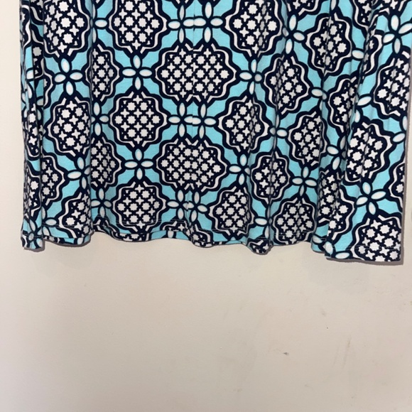 crown & ivy Blue MIDI Long Sleeve T-Shirt Dress / Jersey Dress Size Small - Picture 7 of 8